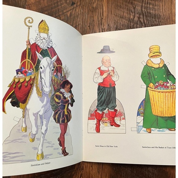 Santa Claus PAPER DOLLS in Full Color by Tom Tierney 1983 - Picture 3 of 4